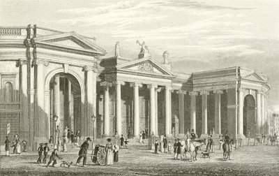 Banco de Irlanda, Dublín, Pórtico Sur de George Petrie